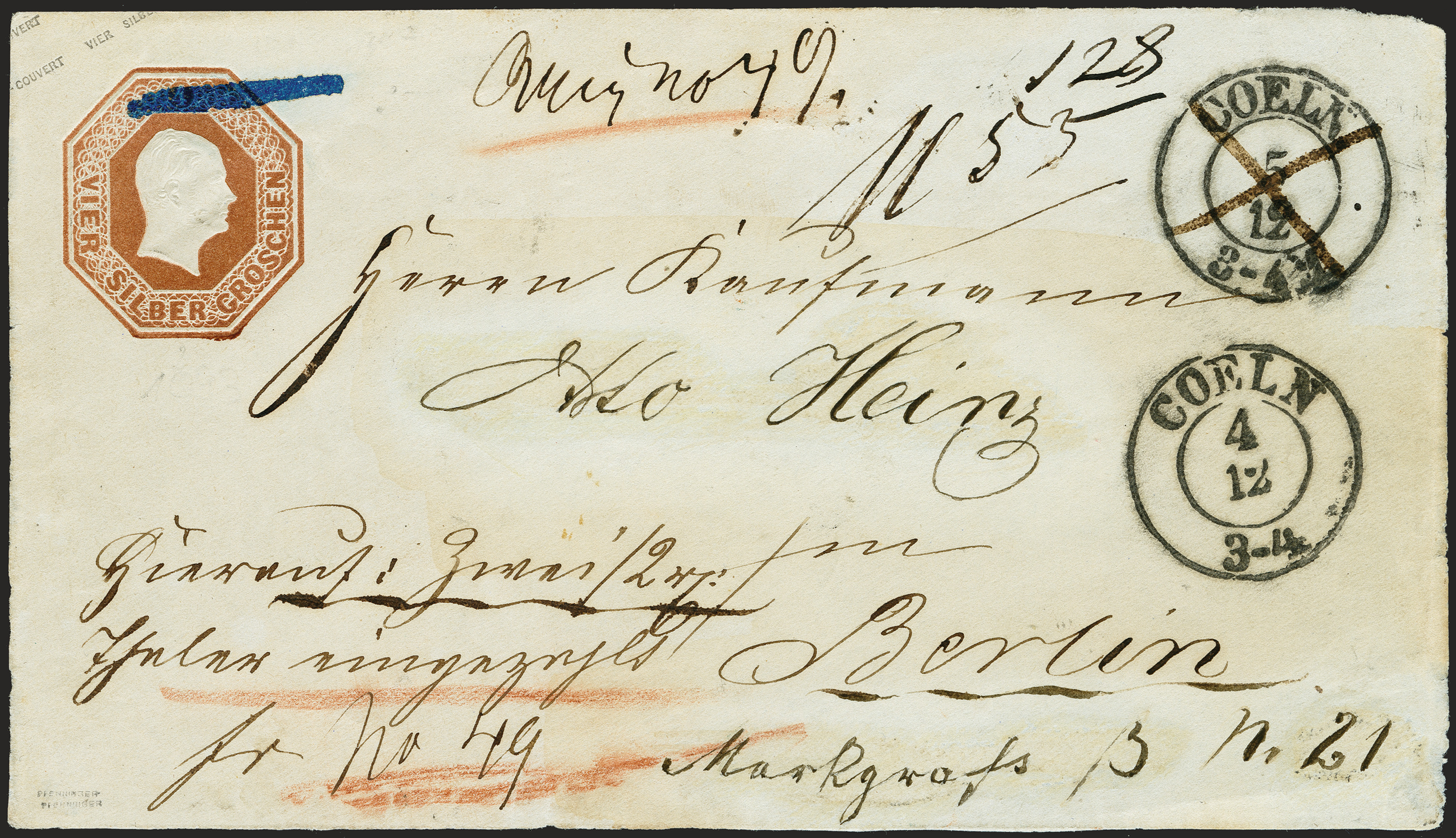 Lot 226 - preussen Prussia - postal stationary -  Heinrich Koehler Auktionen 372nd Auction - The ERIVAN Collection