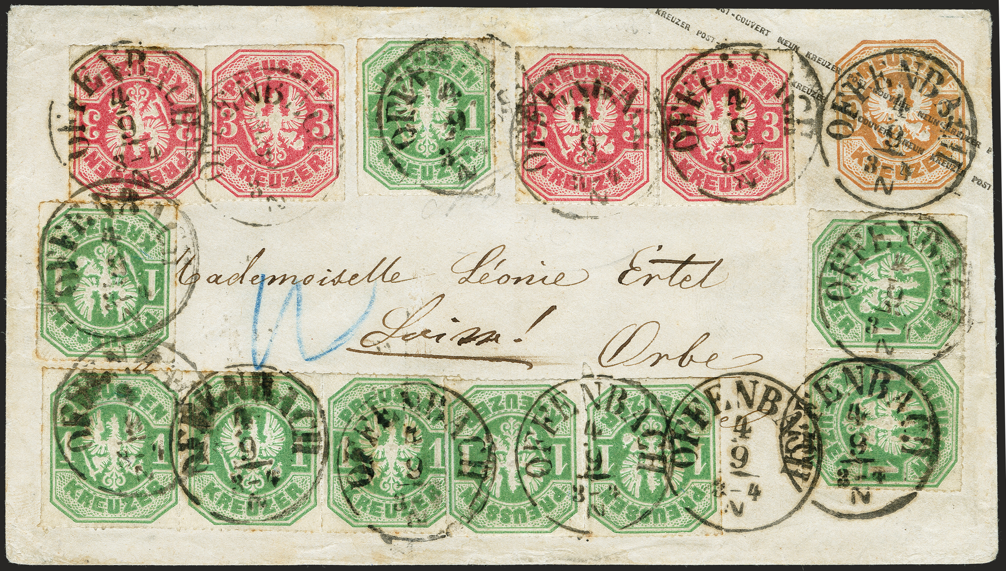 Lot 251 - preussen Prussia - postal stationary - Heinrich Koehler Auktionen 372nd Auction - The ERIVAN Collection Lot 251 - preussen Prussia - postal stationary - Heinrich Koehler Auktionen 372nd Auction - The ERIVAN Collection