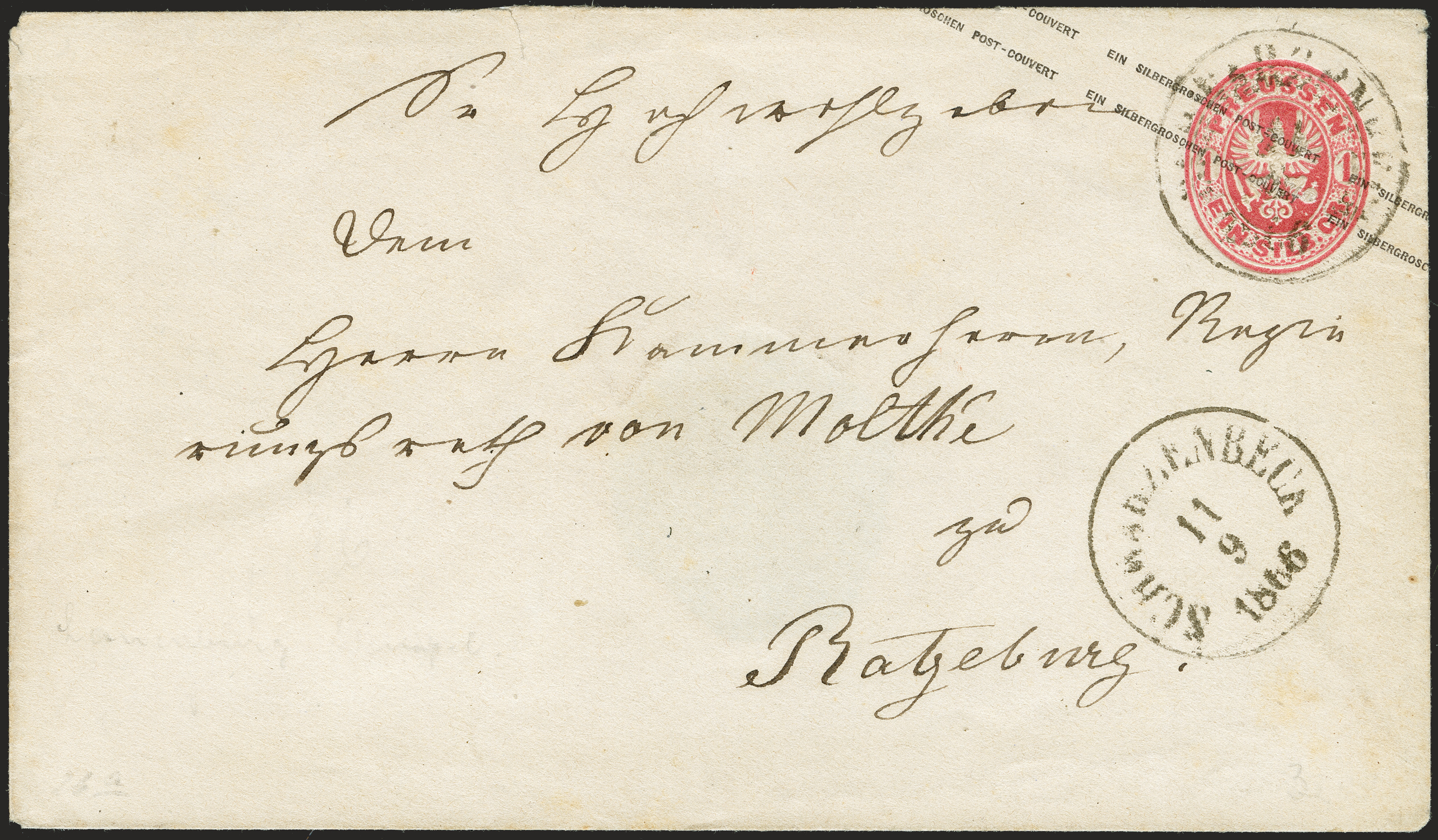 Lot 241 - preussen Prussia - postal stationary -  Heinrich Koehler Auktionen 372nd Auction - The ERIVAN Collection