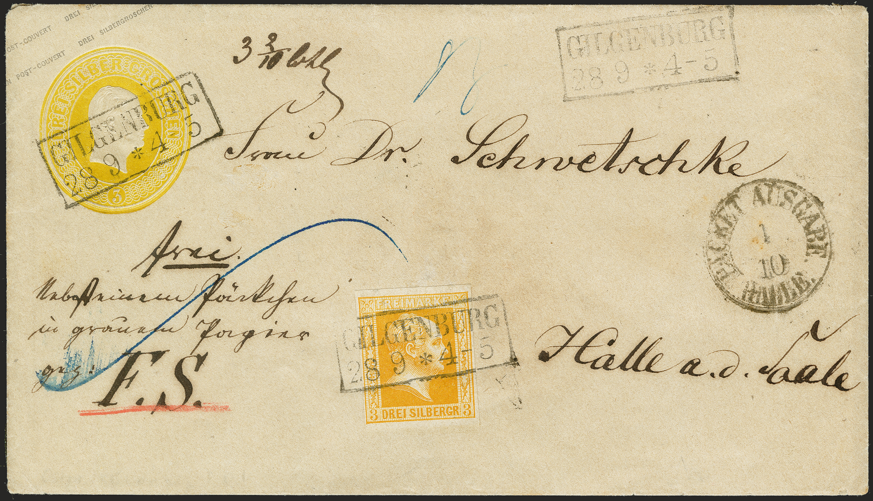 Lot 231 - preussen Prussia - postal stationary -  Heinrich Koehler Auktionen 372nd Auction - The ERIVAN Collection