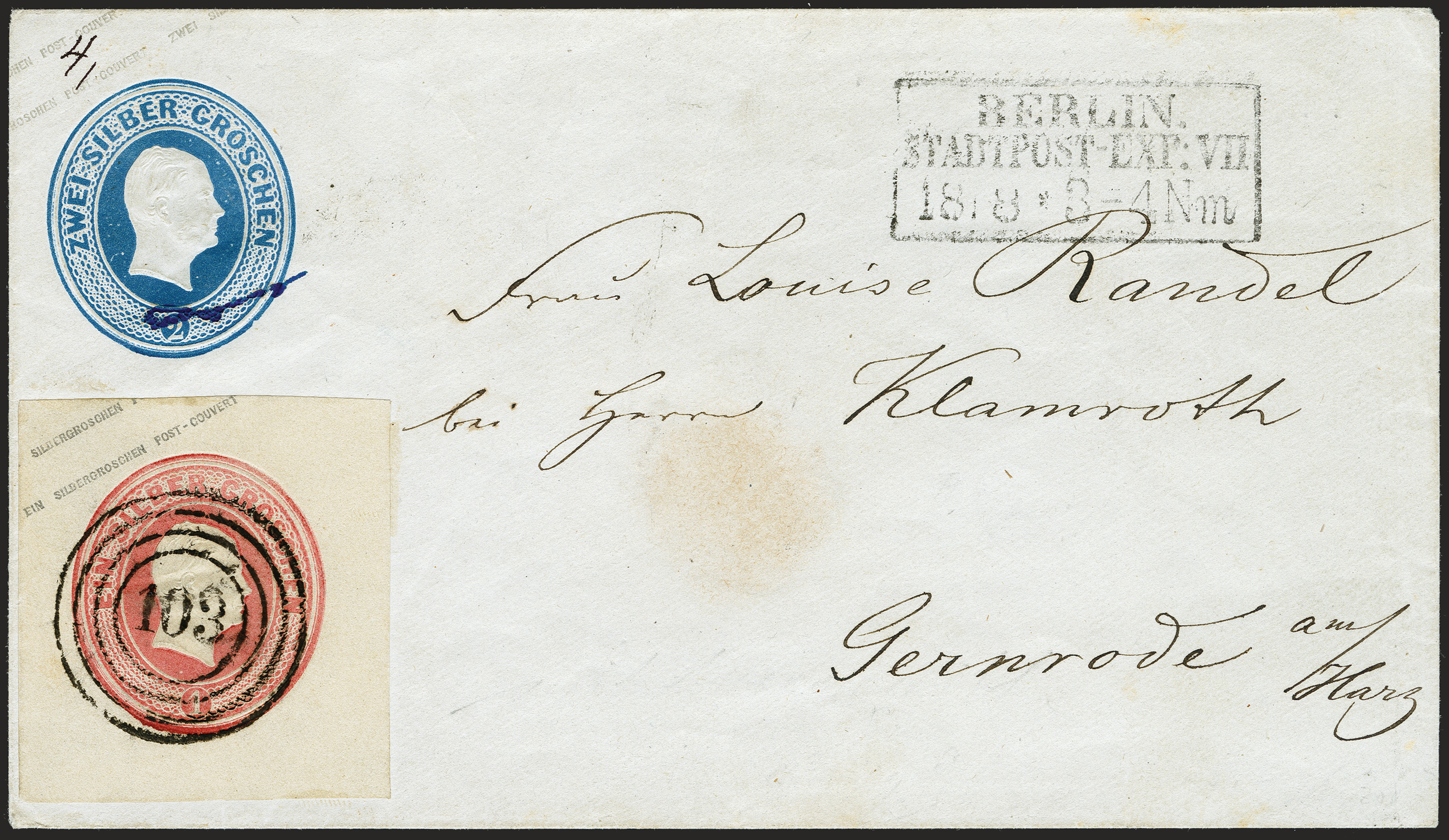 Lot 235 - preussen Prussia - postal stationary -  Heinrich Koehler Auktionen 372nd Auction - The ERIVAN Collection