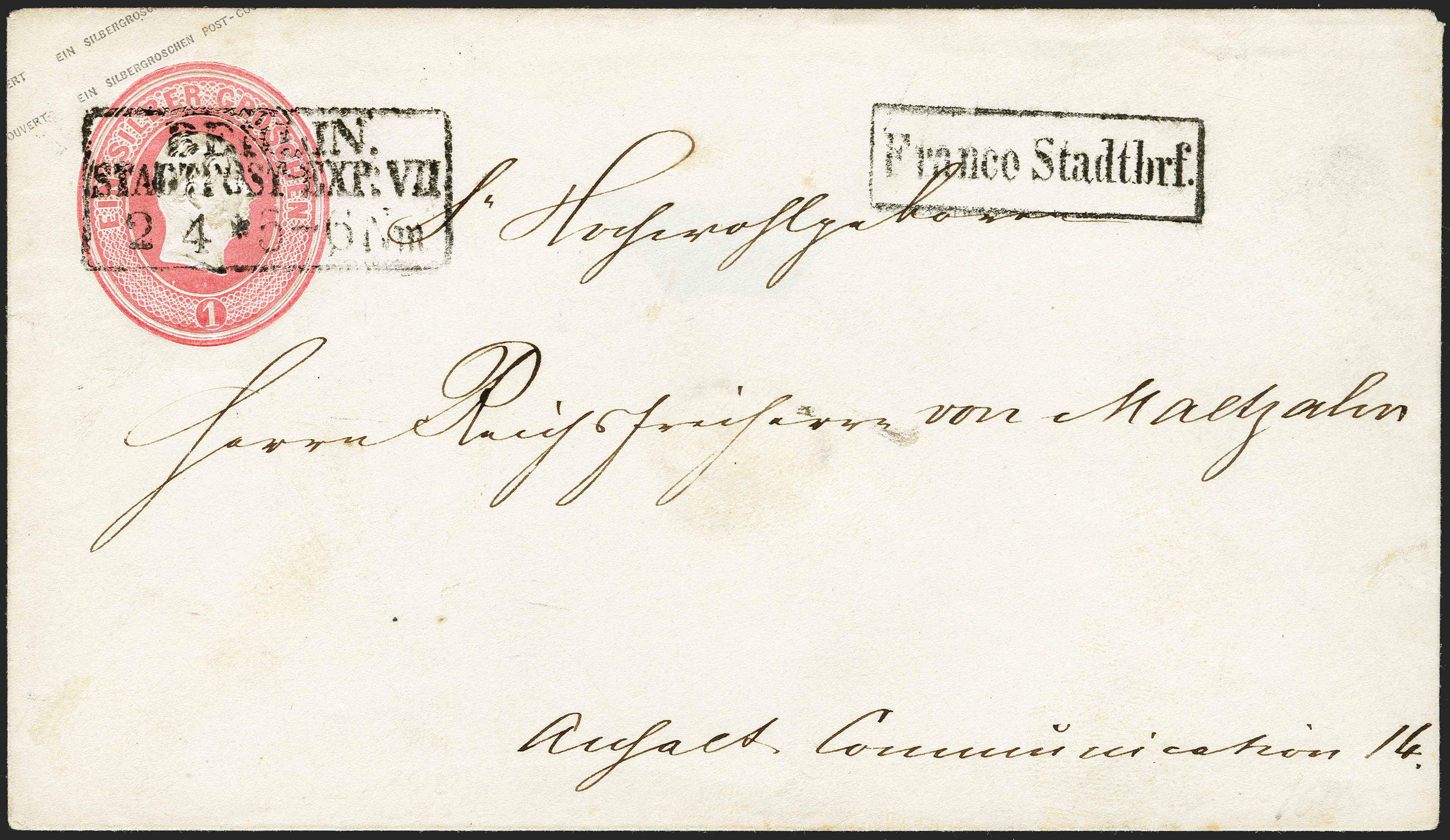 Lot 234 - preussen Prussia - postal stationary -  Heinrich Koehler Auktionen 372nd Auction - The ERIVAN Collection