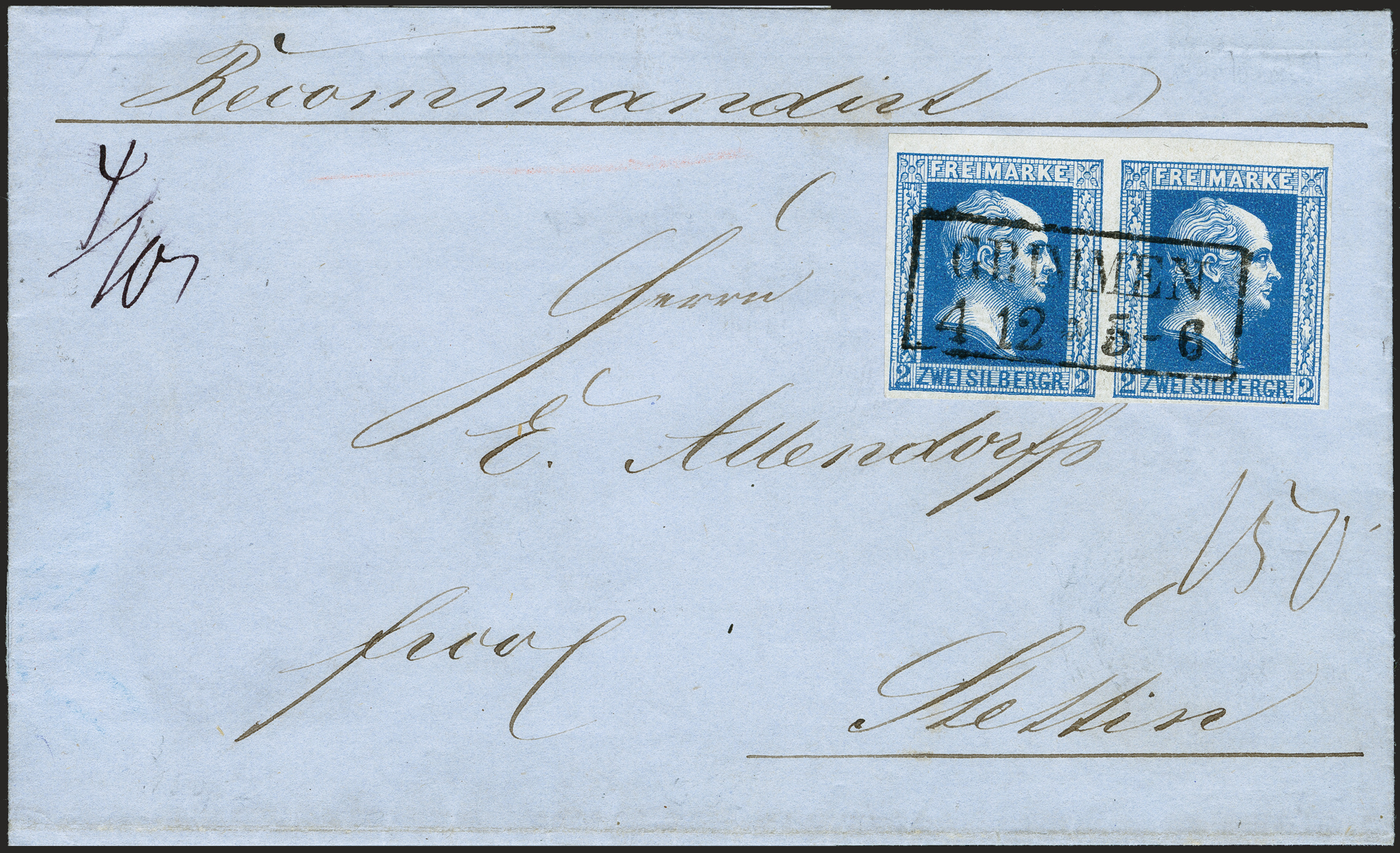 Lot 167 - Altdeutsche Staaten prussia - Heinrich Koehler Auktionen 372nd Auction - The ERIVAN Collection Lot 167 - Altdeutsche Staaten prussia - Heinrich Koehler Auktionen 372nd Auction - The ERIVAN Collection