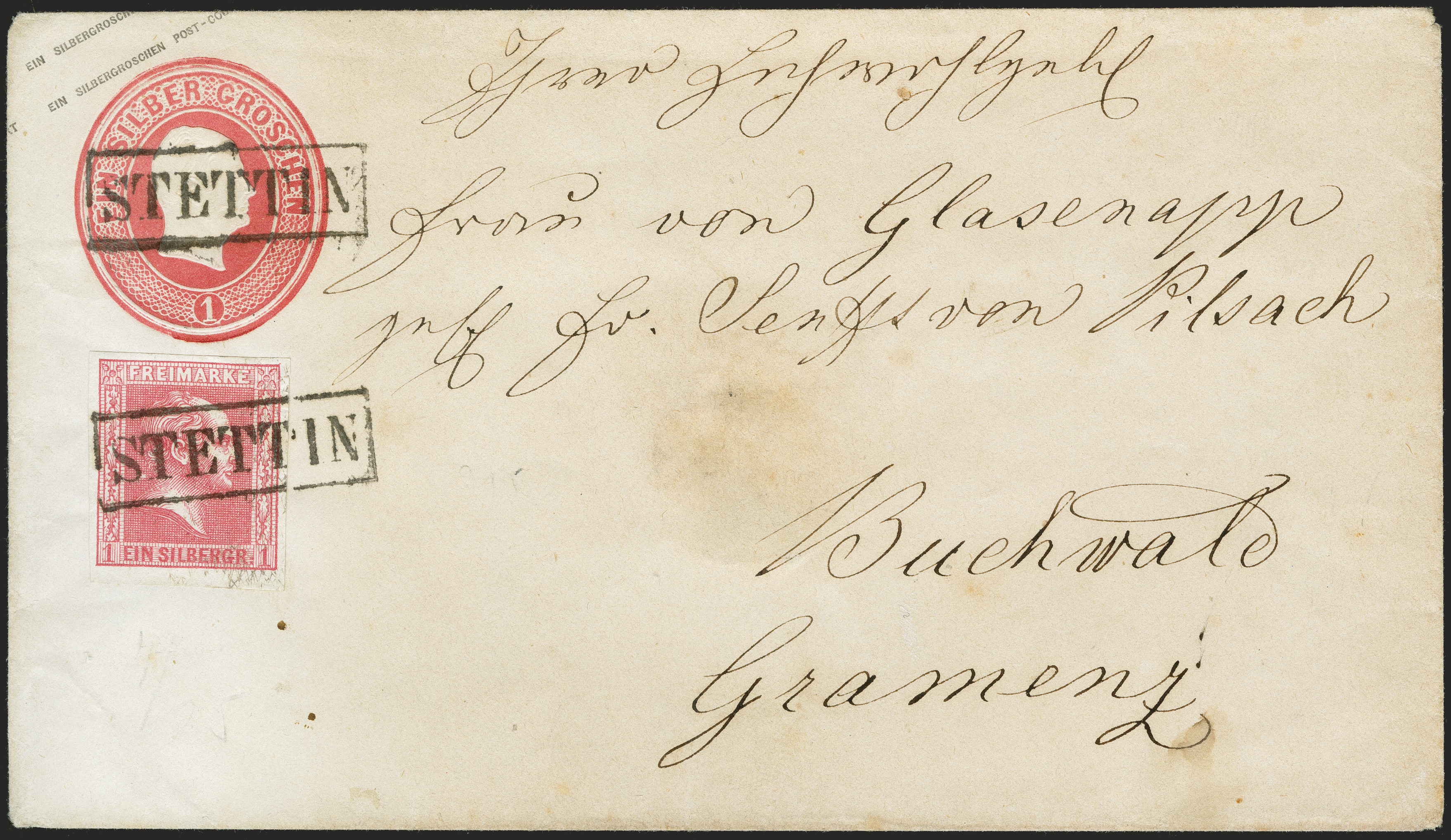 Lot 232 - preussen Prussia - postal stationary -  Heinrich Koehler Auktionen 372nd Auction - The ERIVAN Collection