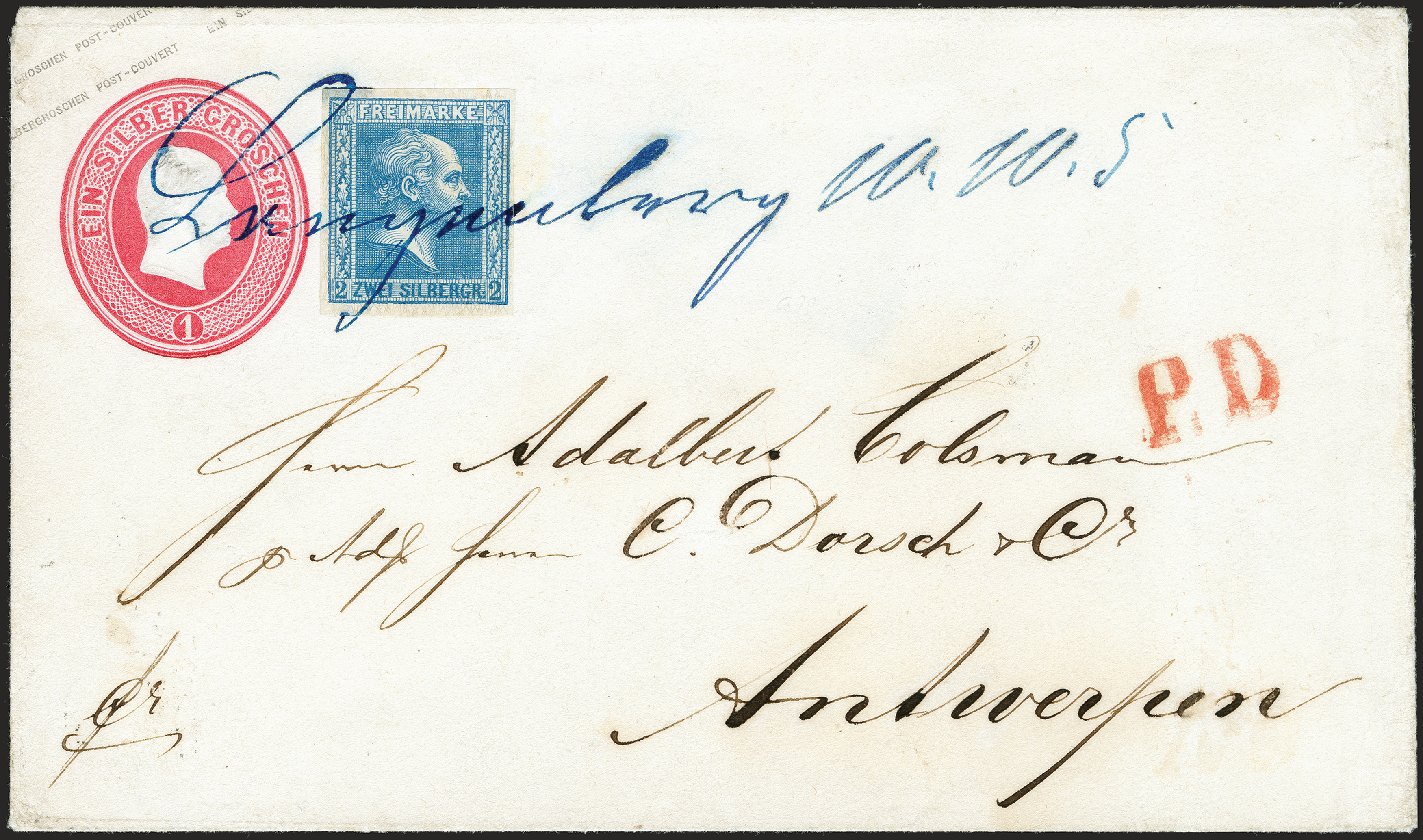 Lot 233 - preussen Prussia - postal stationary -  Heinrich Koehler Auktionen 372nd Auction - The ERIVAN Collection