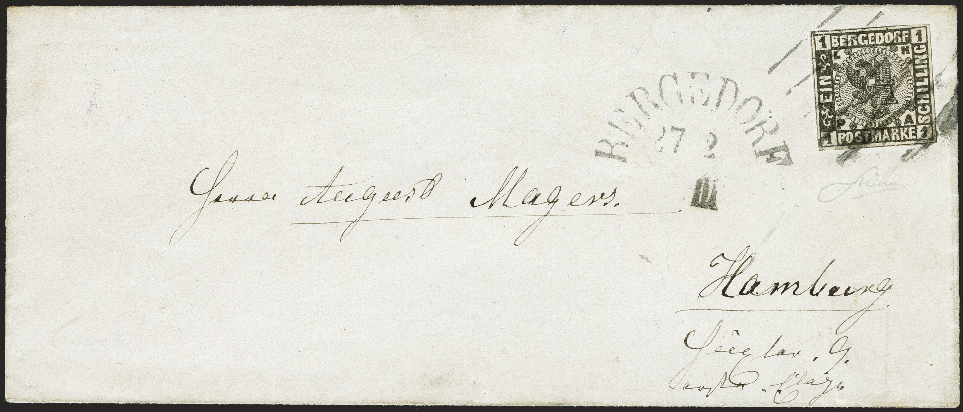 Lot 49 - Altdeutsche Staaten bergedorf - Heinrich Koehler Auktionen 372nd Auction - The ERIVAN Collection Lot 49 - Altdeutsche Staaten bergedorf - Heinrich Koehler Auktionen 372nd Auction - The ERIVAN Collection