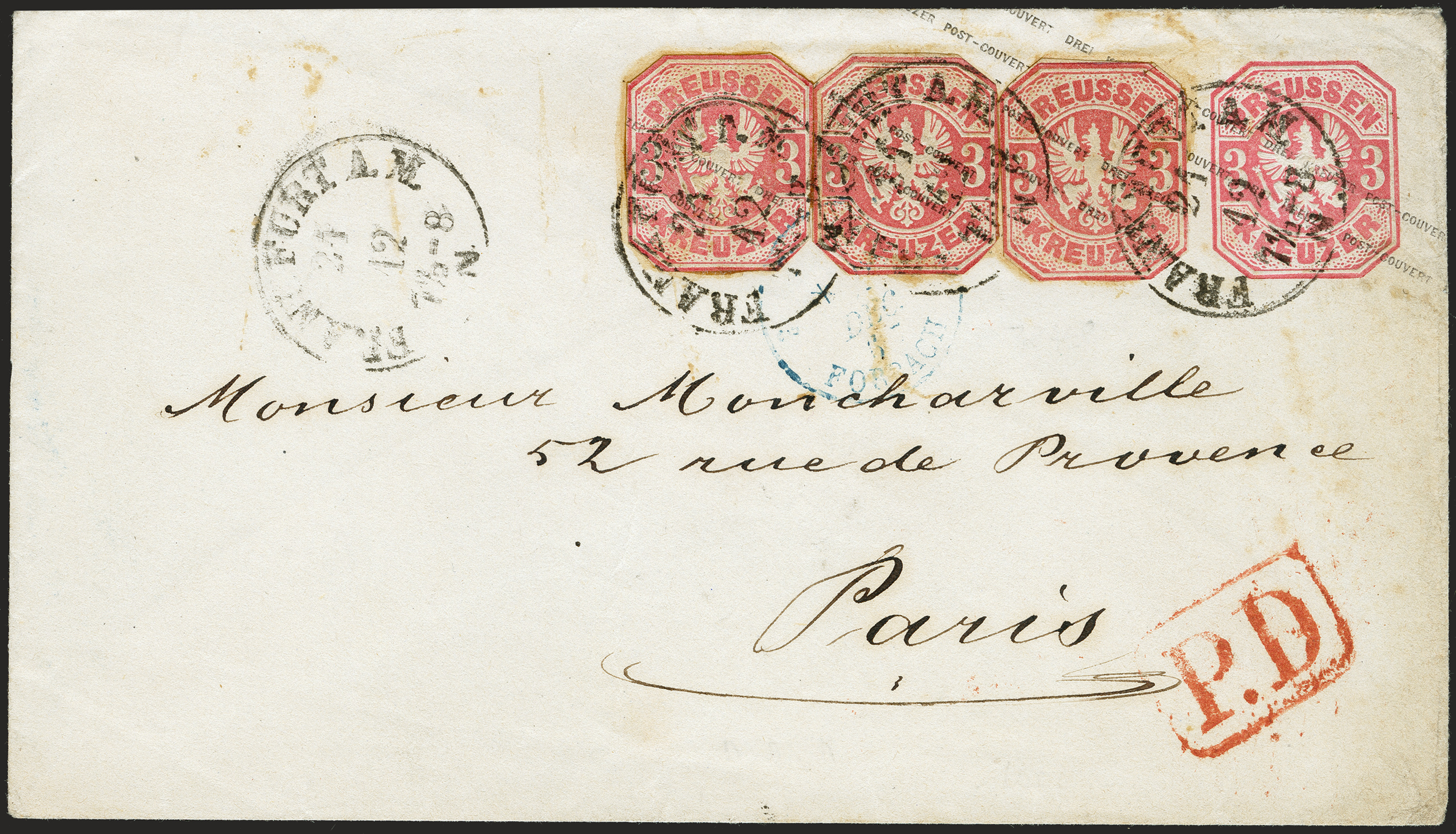 Lot 250 - preussen Prussia - postal stationary - Heinrich Koehler Auktionen 372nd Auction - The ERIVAN Collection Lot 250 - preussen Prussia - postal stationary - Heinrich Koehler Auktionen 372nd Auction - The ERIVAN Collection