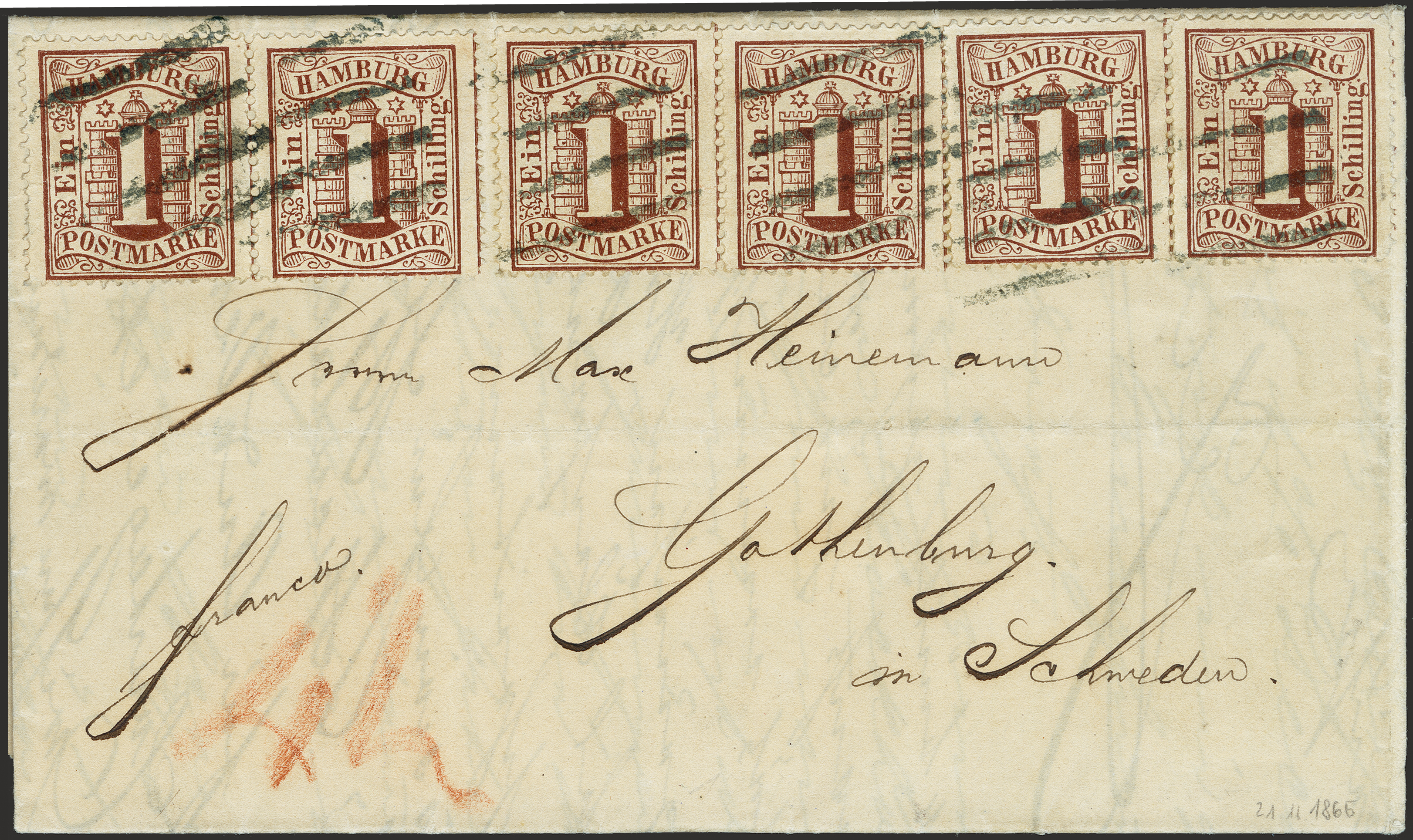 Lot 80 - Altdeutsche Staaten hamburg -  Heinrich Koehler Auktionen 372nd Auction - The ERIVAN Collection