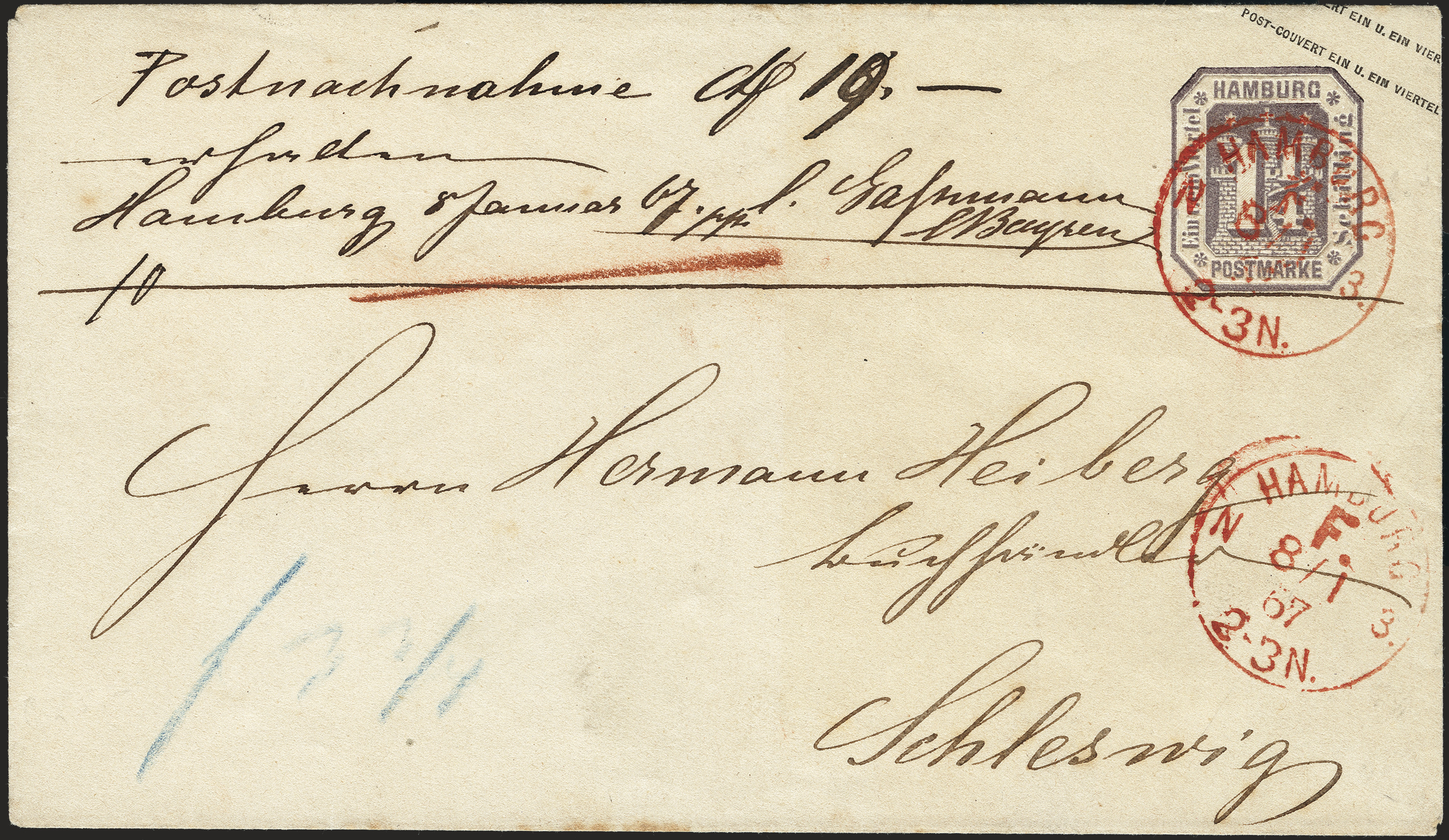 Lot 57 - hamburg Hamburg postal stationary - Heinrich Koehler Auktionen Heinrich Köhler Auction 377 - Day 6 Lot 57 - hamburg Hamburg postal stationary - Heinrich Koehler Auktionen Heinrich Köhler Auction 377 - Day 6